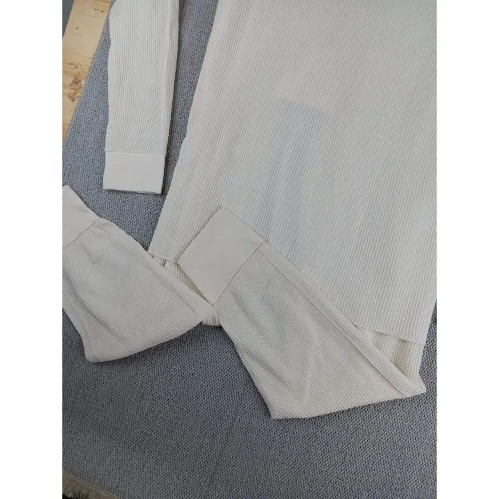 Vintage Fruit of the Loom Thermal‎ Long Johns Set Mens 2XL White Waffle Knit